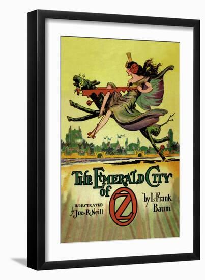 The Emerald City of Oz-John R. Neill-Framed Art Print