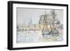 The 'Emerald Coast', St. Malo, 1931-Paul Signac-Framed Giclee Print