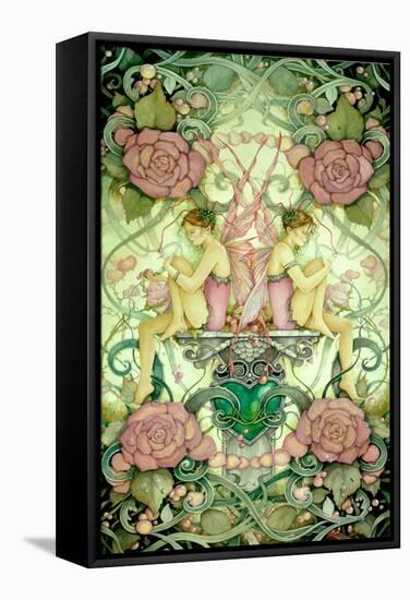 The Emerald Heart-Linda Ravenscroft-Framed Stretched Canvas