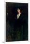 The Emerald Lady, C.1896-1900 (Oil on Canvas)-William Merritt Chase-Framed Giclee Print