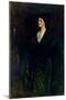 The Emerald Lady, C.1896-1900 (Oil on Canvas)-William Merritt Chase-Mounted Giclee Print