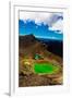 The Emerald Lakes, Tongariro National Park, UNESCO World Heritage Site, North Island, New Zealand-Laura Grier-Framed Photographic Print