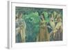 The Emerald Necklace, 1903-04-Viktor Elpidiforovich Borisov-musatov-Framed Giclee Print