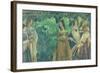 The Emerald Necklace, 1903-04-Viktor Elpidiforovich Borisov-musatov-Framed Giclee Print