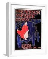 The Emerson And Fisher Company -- Carriage Builders-Frank Hazenplug-Framed Art Print