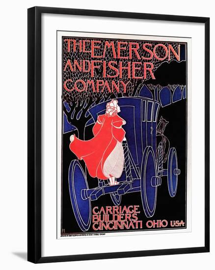 The Emerson And Fisher Company -- Carriage Builders-Frank Hazenplug-Framed Art Print