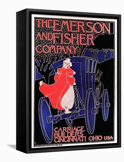 The Emerson And Fisher Company -- Carriage Builders-Frank Hazenplug-Framed Stretched Canvas