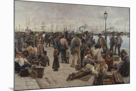 The Emigrants, 1896-Angelo Tommasi-Mounted Premium Giclee Print