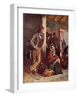 The Emigrants - from painting by Erskine Nicol-Erskine Nicol-Framed Giclee Print