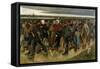 The Emigrants, Triptych-Eugene Laermans-Framed Stretched Canvas