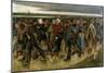 The Emigrants, Triptych-Eugene Laermans-Mounted Giclee Print