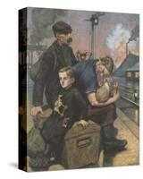 The Emigrants-Hans Baluschek-Stretched Canvas