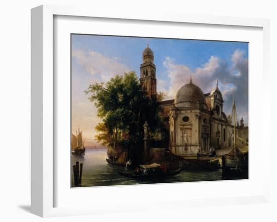 The Emilian Chapel of the Isle of San Michele in Venice. 1886-Federico Moja-Framed Giclee Print