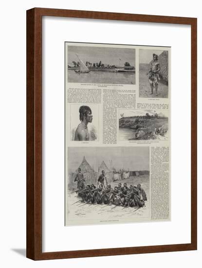 The Emin Pasha Relief Expedition-null-Framed Giclee Print