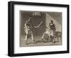 The eminent general Marius, fleeing from Sulla, is captured at Minturnae-French School-Framed Giclee Print
