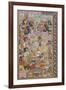 The Emperor Akbar Hunts at Sanganer on His Way to Gujarat, 1600-10-Mukund-Framed Giclee Print