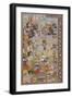 The Emperor Akbar Hunts at Sanganer on His Way to Gujarat, 1600-10-Mukund-Framed Premium Giclee Print