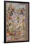The Emperor Akbar Hunts at Sanganer on His Way to Gujarat, 1600-10-Mukund-Framed Giclee Print