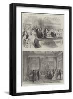 The Emperor and Empress at Compiegne-null-Framed Giclee Print