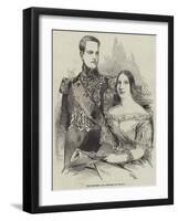 The Emperor and Empress of Brazil-null-Framed Giclee Print