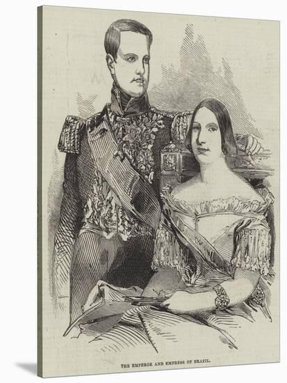 The Emperor and Empress of Brazil-null-Stretched Canvas