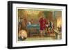 The Emperor Charles V and the German Merchant Anton Fugger, 1552-null-Framed Giclee Print