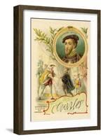 The Emperor Charles V at the Court of Francis I of France-null-Framed Giclee Print