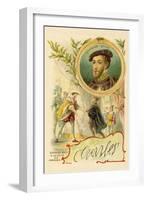 The Emperor Charles V at the Court of Francis I of France-null-Framed Giclee Print