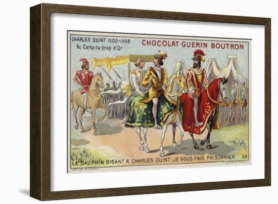 The Emperor Charles V at the Field of the Cloth of Gold-null-Framed Giclee Print