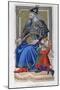 The Emperor, Charles VI Tarot, France-null-Mounted Giclee Print