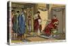 The Emperor Constantine Establishing the First Religious Laws Concerning Equality Between Faiths-null-Stretched Canvas