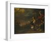 The Emperor Constantine's Vision of the Cross before the Battle of the Milvian Bridge (Oil on Canva-Theodor Boeyermans-Framed Giclee Print