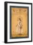 The Emperor Farrukhsiyar (1683-1719) from the Large Clive Album-Mughal-Framed Giclee Print