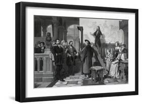 The Emperor Maximilian and Albrecht Durer, Early 16th Century-Thomas Brown-Framed Giclee Print