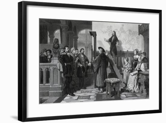 The Emperor Maximilian and Albrecht Durer, Early 16th Century-Thomas Brown-Framed Giclee Print