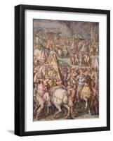 The Emperor Maximilian Lifts the Siege of Livorno, 1568-1571-Giorgio Vasari-Framed Giclee Print