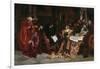 The Emperor Maximilian Receives the Venetian Ambassadors in Verona, 1879-Carl Ludwig Friedrich Becker-Framed Giclee Print