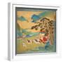 The Emperor Mu Wang (circa 985-circa 907 BC) of the Chou Dynasty in His Chariot-null-Framed Giclee Print