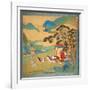 The Emperor Mu Wang (circa 985-circa 907 BC) of the Chou Dynasty in His Chariot-null-Framed Giclee Print