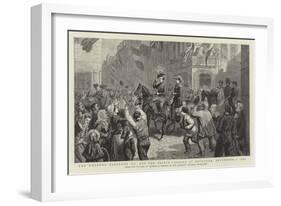 The Emperor Napoleon III and the Prince Consort at Boulogne, 7 September 1854-George Housman Thomas-Framed Giclee Print