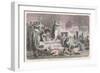 The Emperor Nero Watches Rome Burn-H. Leutemann-Framed Art Print