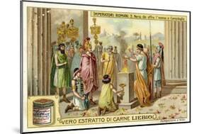 The Emperor Nerva Making an Offering of Incense on the Capitoline Hill, Rome-null-Mounted Giclee Print