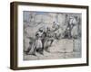 The Emperor of Austria Ascending the Great Pyramid, Egypt, 1869-William Simpson-Framed Giclee Print