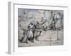 The Emperor of Austria Ascending the Great Pyramid, Egypt, 1869-William Simpson-Framed Giclee Print