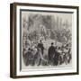 The Emperor of Austria Meeting the Hungarian Parliament in the Palace of Buda, Pesth-null-Framed Giclee Print