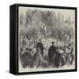 The Emperor of Austria Meeting the Hungarian Parliament in the Palace of Buda, Pesth-null-Framed Stretched Canvas