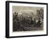 The Emperor of Austria Visiting Szegedin During the Inundation-null-Framed Giclee Print