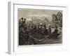 The Emperor of Austria Visiting Szegedin During the Inundation-null-Framed Giclee Print