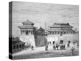 The Emperor of China's Palace, the Forbidden City, Pekin in the 19th Century-null-Stretched Canvas