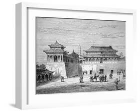 The Emperor of China's Palace, the Forbidden City, Pekin in the 19th Century-null-Framed Giclee Print